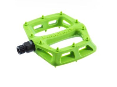 DMR V6 Lightweight Nylon Fibre Body Pedals 9/16" Axle Green  click to zoom image