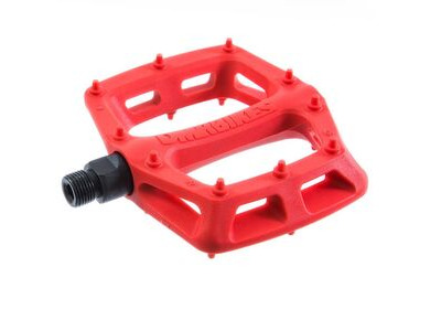 DMR V6 Lightweight Nylon Fibre Body Pedals 9/16" Axle Red  click to zoom image