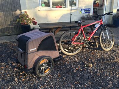 SOUTHWATER CYCLE HIRE CROOZER Dog Trailer 2 Day Hire click to zoom image