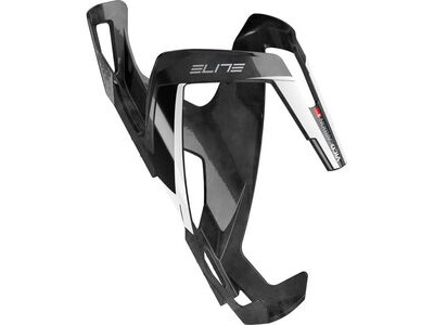 ELITE Vico carbon bottle cage standard gloss black / white  click to zoom image