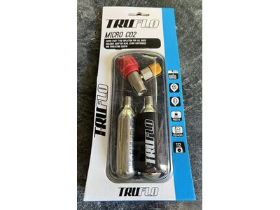 TRUFLO Micro CO2 pump including 2 x 16 g cartridges,
