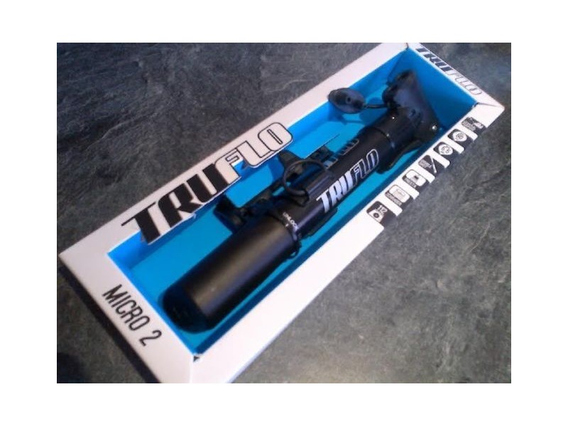 TRUFLO Micro II Mini Pump, black Dual Head. click to zoom image