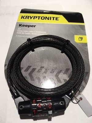 KRYPTONITE Keeper 512 Combo Cable (5 mm x 120 cm)