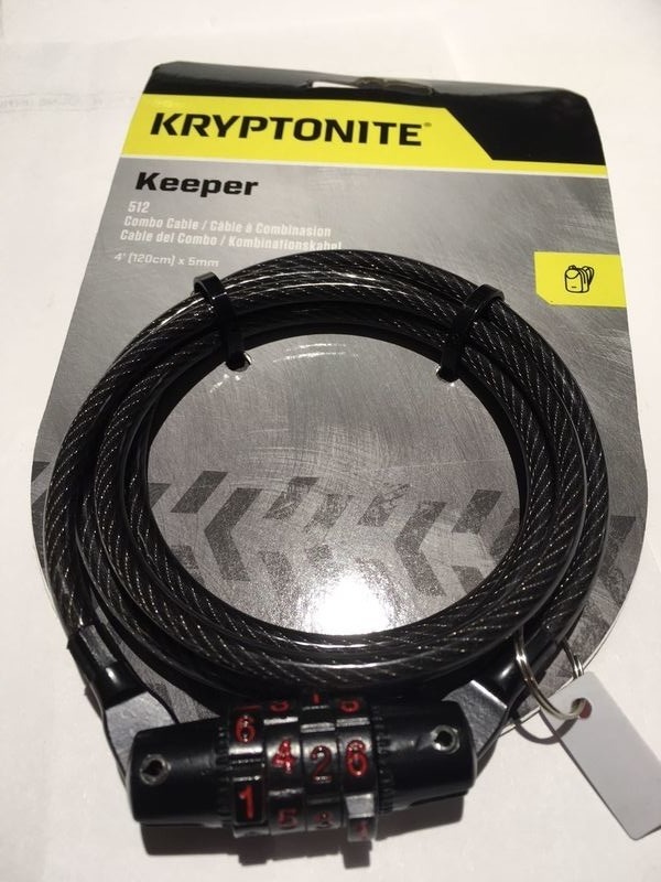 KRYPTONITE Keeper 512 Combo Cable (5 mm x 120 cm) click to zoom image