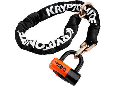 KRYPTONITE New York Cinch (12 mm / 130 cm) - with Ev Series 4 Disc Lock Sold Secure Gold