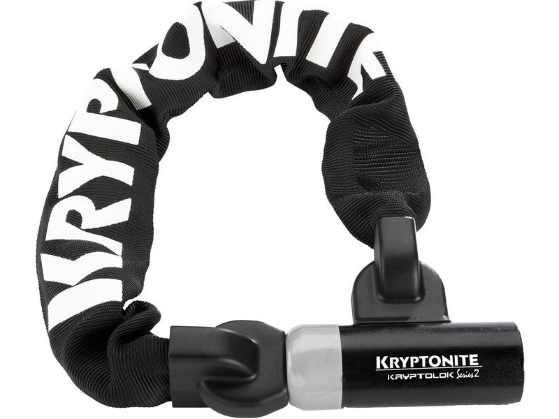 KRYPTONITE Kryptolok 955 Integrated Chain - Sold Secure Silver click to zoom image