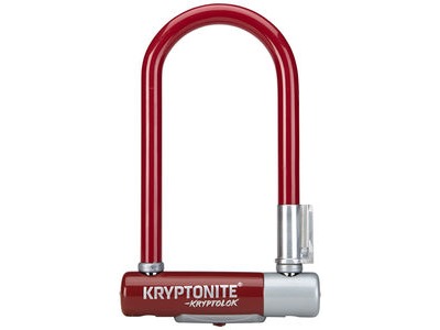 KRYPTONITE Kryptolok Standard U-Lock With With Flexframe Bracket Sold Secure Gold  Red  click to zoom image