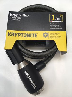 KRYPTONITE Kryptoflex 1018 Coiled Key cable (10 mm x 180 cm)