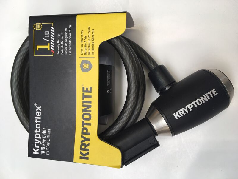 KRYPTONITE Kryptoflex 1018 Coiled Key cable (10 mm x 180 cm) click to zoom image