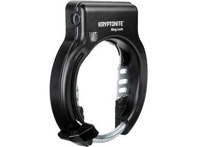 KRYPTONITE Ring Lock with plug in capability - Non Retractable Sold Secure Silver