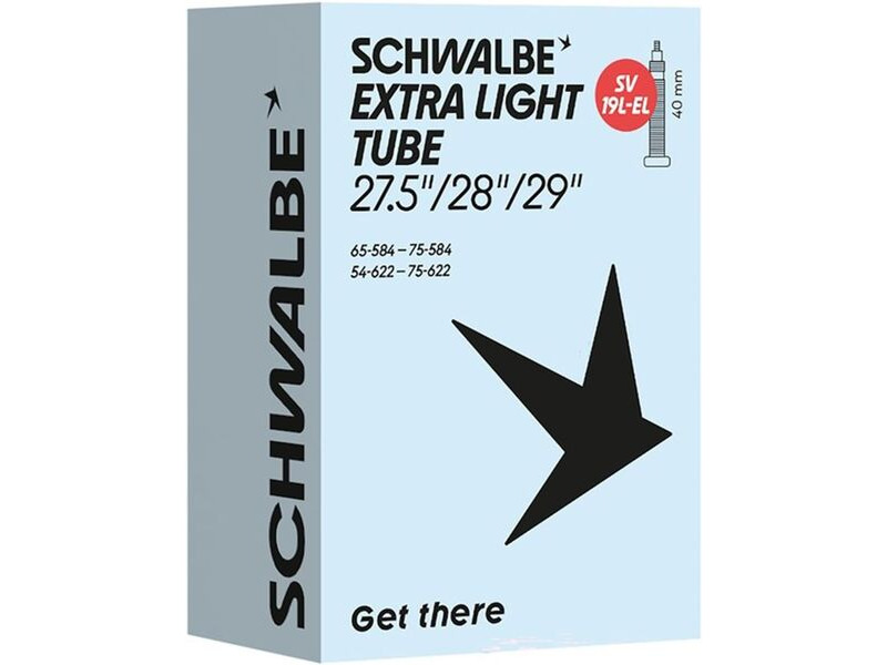 SCHWALBE SV19L-EL 27.5"/28"/29" tube 40mm presta valve click to zoom image