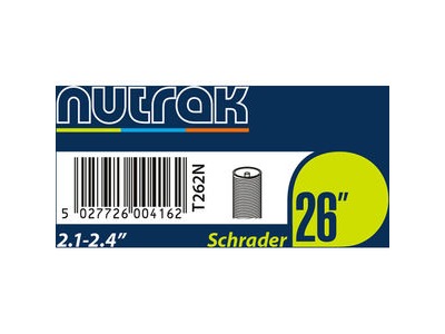 NUTRAK 26 x 2.1 - 2.4 inch Schraeder inner tube