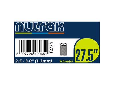 NUTRAK 27.5 inch or 650B x 2.5 - 3.0 inner tube  click to zoom image
