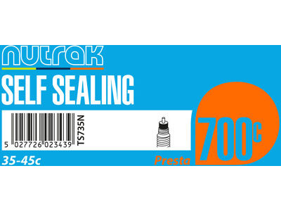 NUTRAK 700 x 35 - 45C Presta - self sealing inner tube