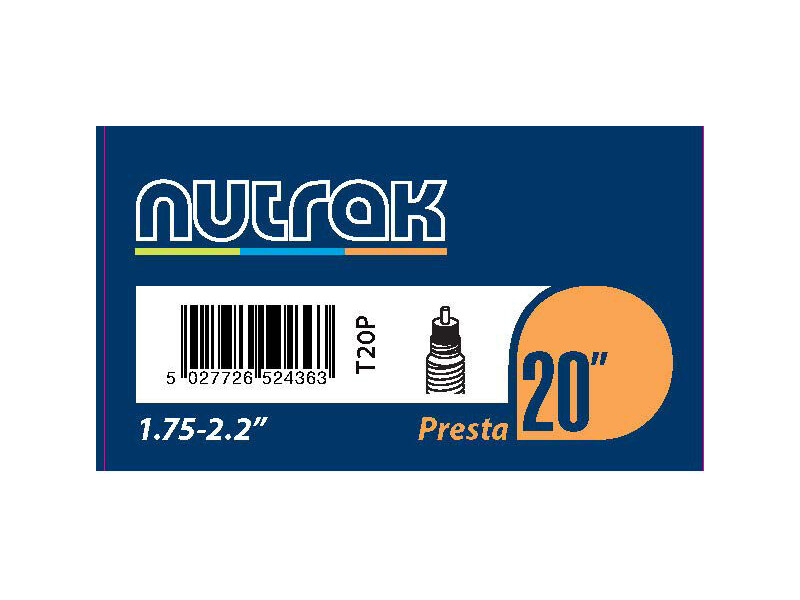 NUTRAK 20 x 1.75 - 2.125 inch Presta inner tube click to zoom image