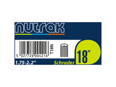 NUTRAK 18 x 1.75 - 2.125 inch Schrader inner tube