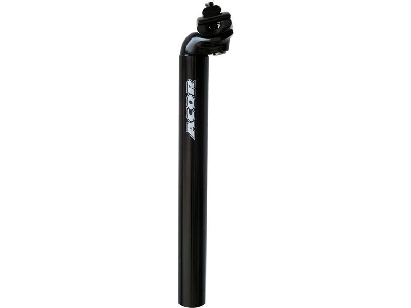 ACOR 1-Bolt Offset Alloy Seat Post, Length 400mm x (Diameter Options) click to zoom image
