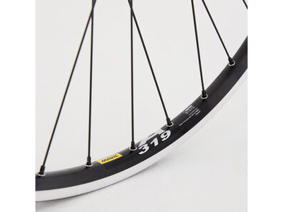 M:WHEEL Hybrid Front Wheel Shimano Deore hub Mavic A319 rim 700c black click to zoom image