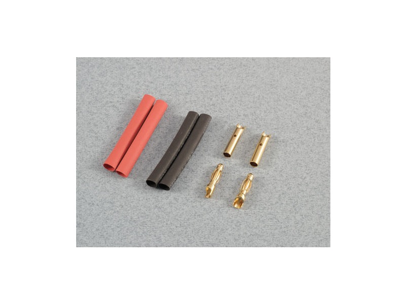 LOGIC RC 4.0mm Gold Connector Set 2prs click to zoom image