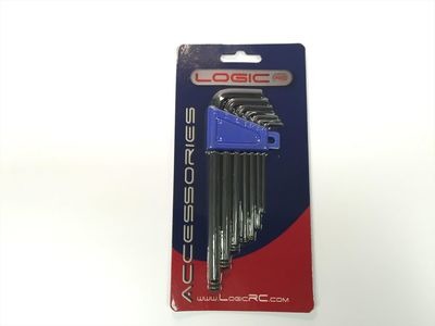 LOGIC RC 7pc Hex Ball Wrench Set - 1.5 to 6mm