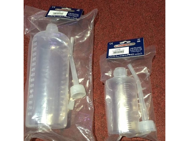 LOGIC RC Nitro Fuel bottle clear (Size Option) click to zoom image