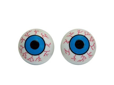 WELDTITE Novelty Valve Caps (Pair). Fits Schraeder Valves Eyeball  click to zoom image