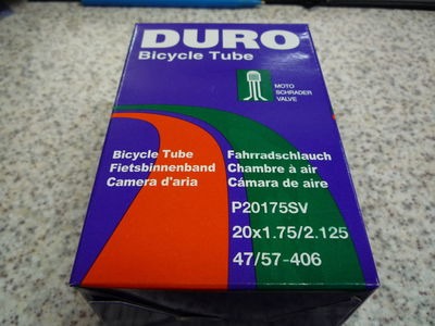 DURO 20x1.75/2.125 sch inner tube