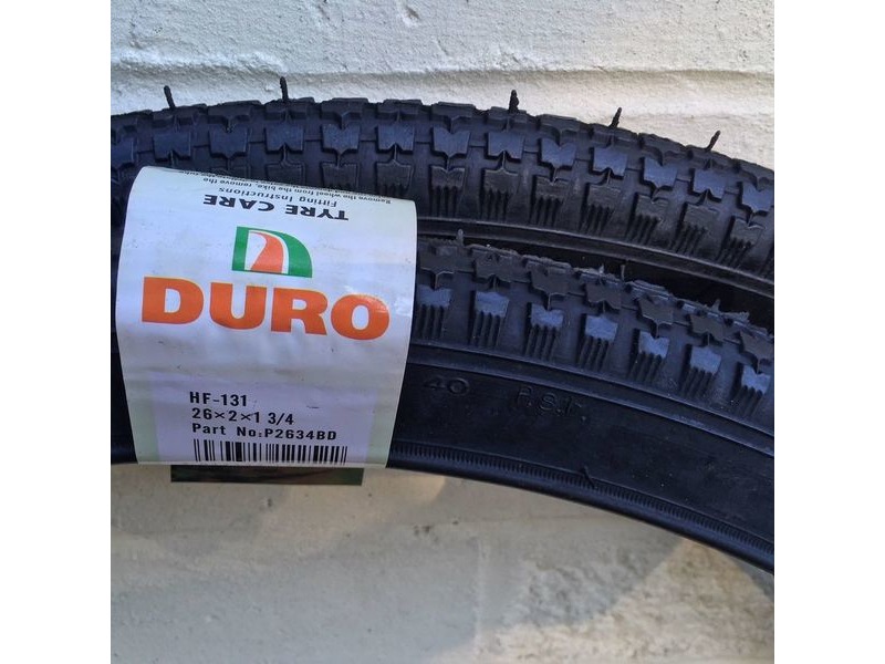 DURO Classic Trade Butcher Bike tyre 26 x 2 x 1-3/4" (54-571) click to zoom image