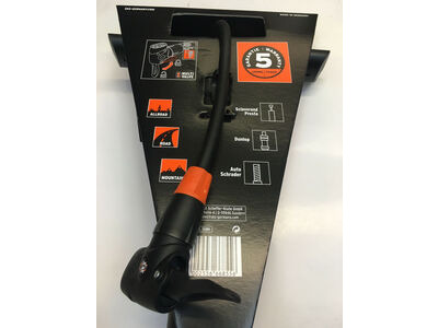 SKS AIR-X-PRESS 8.0 Floor Pump with Guage Dual Valve click to zoom image
