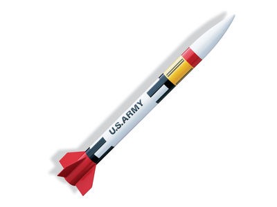 ESTES U.S. Army Patriot M-104 Flying Model Rocket Kit