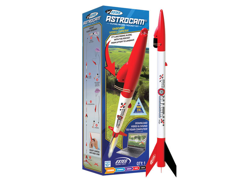 ESTES Astrocam Flying Model Rocket Kit with Camera click to zoom image