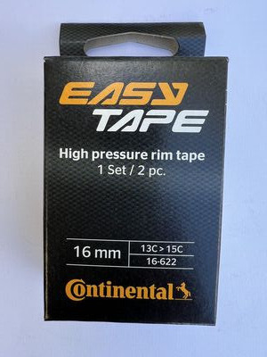 CONTINENTAL BICYCLE TYRES Easy Tape Rim Strip High Pressure - 2pc Box