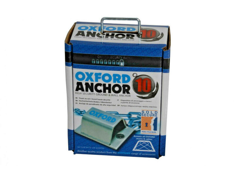 OXFORD PRODUCTS High Security Ground & Wall Anchor (Sold Secure Silver). click to zoom image
