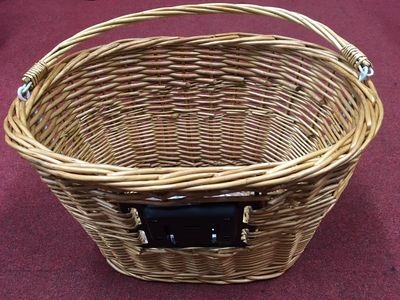 PREMIER Wicker 16" Front Basket incl Q/R Bracket click to zoom image