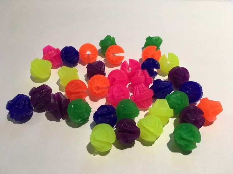 PREMIER Spoke Beads Multicoloured Pack of 36 click to zoom image