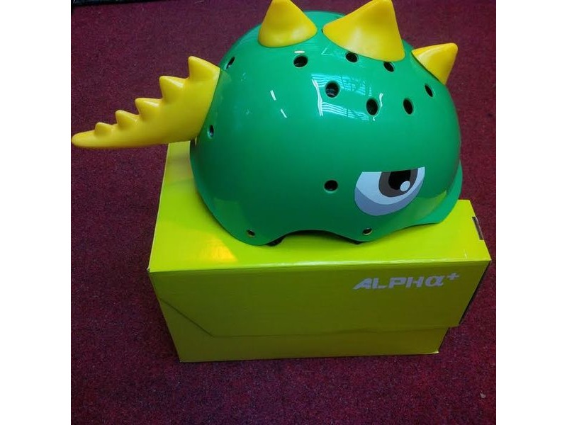 ALPHA PLUS Junior Dinosaur Helmet 48-54cm | £19.99 | Rider Protection ...