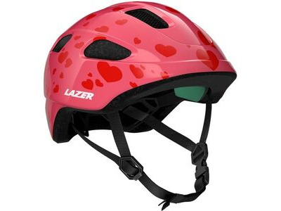 LAZER HELMETS NutZ 2.0 KinetiCore Helmet, Uni-Youth (50-56cm). 50-56cm Little Hearts  click to zoom image