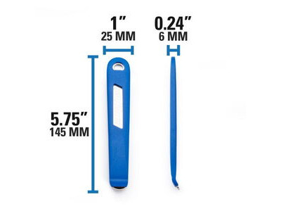 PARK TOOL TL-6.3  Steel-Core Tyre Lever Set Of 2 Carded click to zoom image