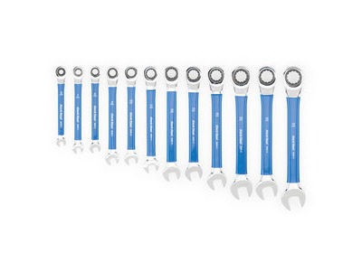 PARK TOOL Ratcheting Metric Wrench Set 12 tools of 12-point box/open end