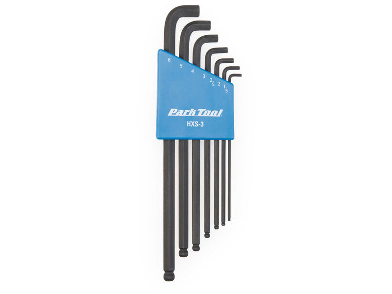 PARK TOOL HXS-3 - Stubby Hex Wrench Set click to zoom image