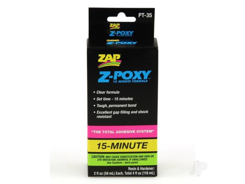 ZAP PT35 Z-Poxy 15 Minute Epoxy 4oz click to zoom image