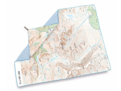 LIFEVENTURE SoftFibre OS Map Towel - Giant - Ben Nevis