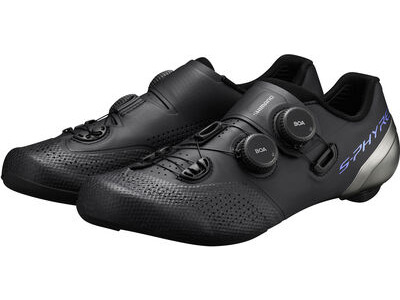 SHIMANO S-PHYRE RC9 (RC902) SPD-SL Shoes 44 Black  click to zoom image
