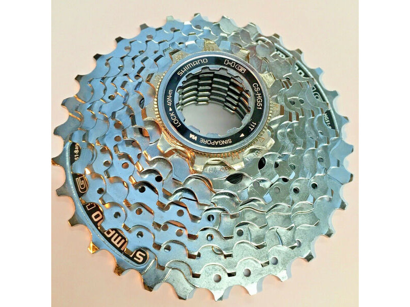 SHIMANO HG51 8 Speed Cassette 11 - 30t Silver click to zoom image