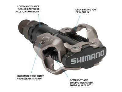SHIMANO M520 MTB SPD Pedals