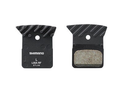 SHIMANO L05A-RF disc pads and spring, resin pad, alloy back, cooling fins