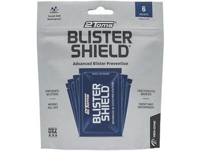 2TOMS Blister Shield Blister Prevention 6 Single Use Packs