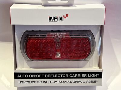 INFINI LIGHTS Apollo rear carrier light, AA battery powered click to zoom image