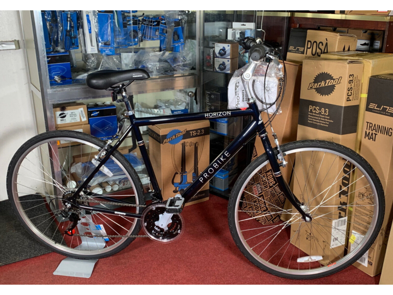 PROBIKE HORIZON GENTS 19" 18SP NAVY BLUE click to zoom image