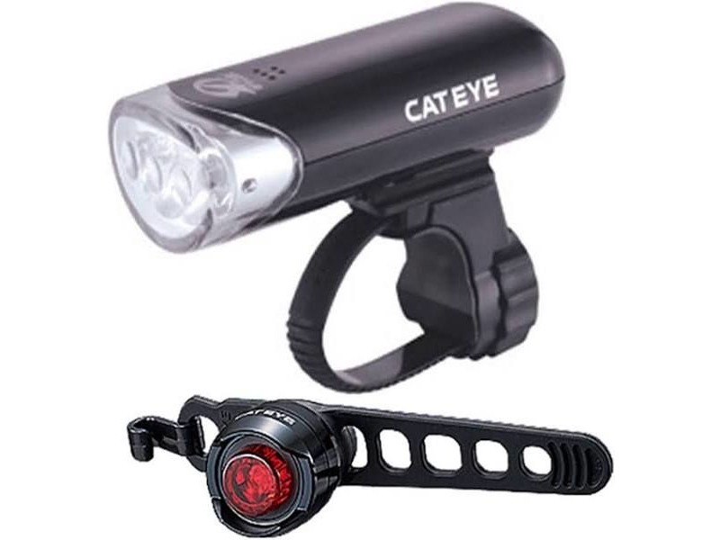 CATEYE EL135 & ORB Front & Rear Light Set click to zoom image